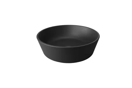 ACRO COMPACT Умивальник на стільницю 38 см, без переливу, matt black (100376692)