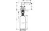 Дозатор кухонний A51 для миючого засобу 500 ml врізний Matt Black (40448670) зображення 6