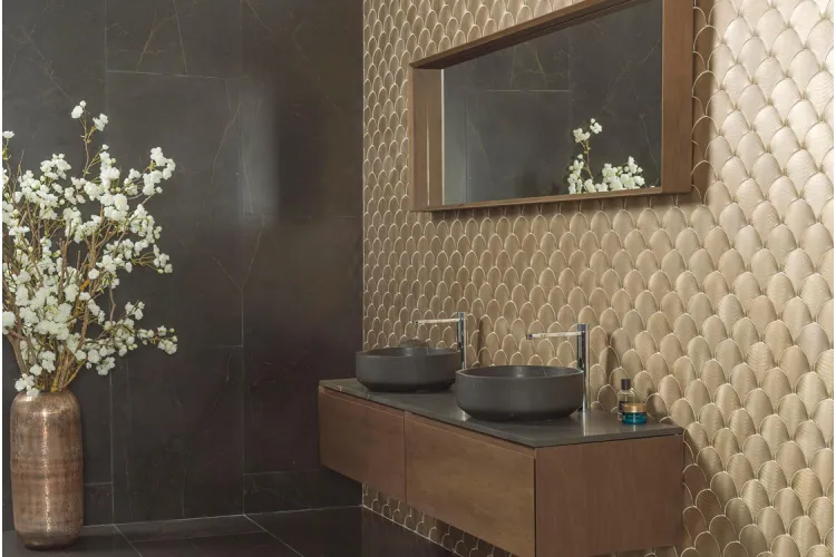 G146 GRAVITY ALUMINIUM SHELL GOLD 24.4x26.4 (мозаїка) зображення 5