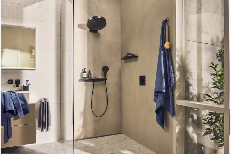 Термостат прихованого монтажу ShowerSelect Comfort E на 2 функції, Matt Black (15572670) зображення 5