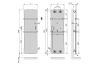 Рушникосушка електрична дизайнерська FOLIO GLASS 1796х540 дзеркальна FGM(FZM)-180-052/D image 4