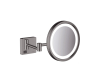 AddStoris Дзеркало для гоління з LED освітленням, Brushed Black Chrome  (41790340) image 1
