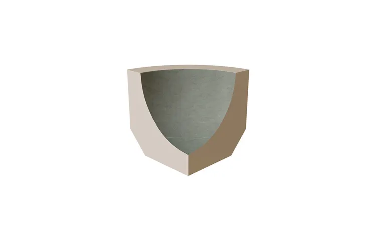 TRESOR BALI A. REMATE INT 1/2 CANA R.114 1A 4х4 (радіусний внутрішній кут для басейну) image 1