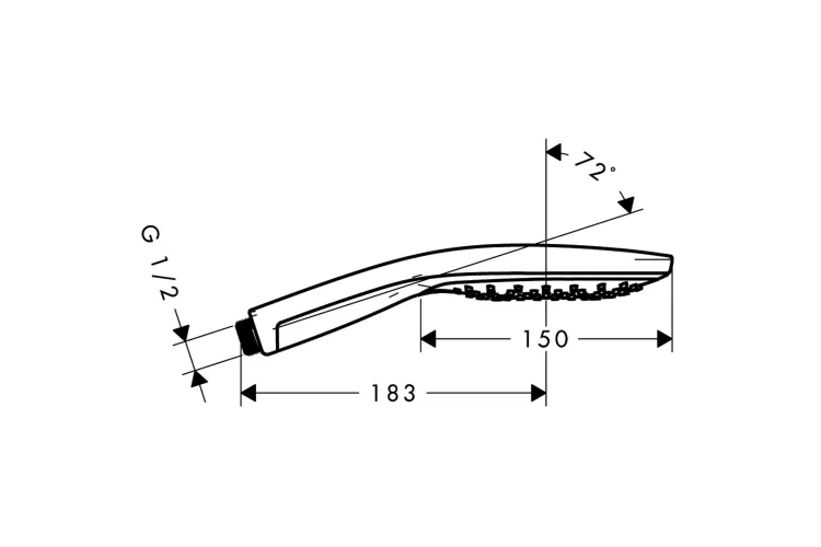 Ручний душ Raindance Select S 150 3jet Chrome (28587000) зображення 4