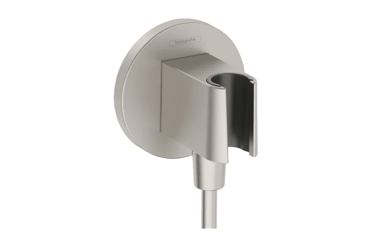 Шлангове під'єднання FixFit Porter S з тримачем, Stainless Steel Optic (26888800) image 1
