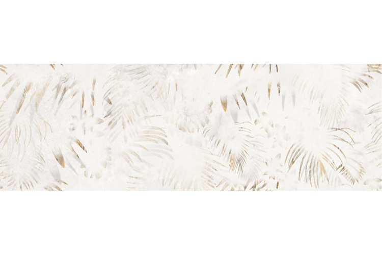 DECORADO PALM R90 WHITE MATT 30X90 декор (плитка настінна) зображення 1