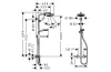 Душова система Crometta Showerpipe 160 1jet з термостатом, білий/хром (27264400) image 3