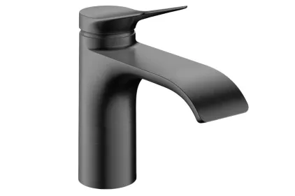 Змішувач Vivenis 80 CoolStart для умивальника з д/к pop-up, Brushed Black Chrome (75014340)