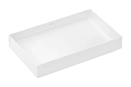 Умивальник Xuniva Evo E накладний без переливу 650х400 мм, White (60326450)