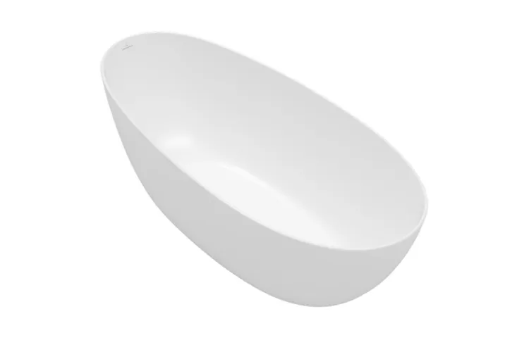 ANTAO Ванна окремостояча асиметрична 170x75, Stone White (UBQ170TAO7V-RW)  image 1