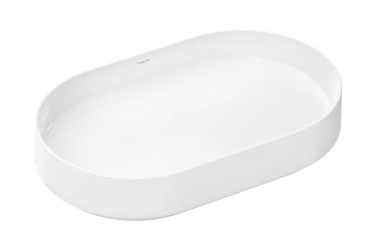 Умивальник Xuniva Evo U накладний без переливу, 650/400 мм White (60325450) зображення 1