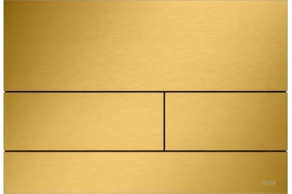 Панель змиву TECEsquare II Metal з двома клавішами, золото матове (9240838)
