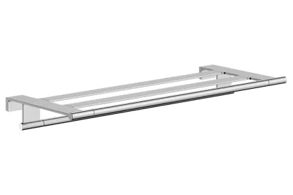 AddStoris S Поличка для рушників із тримачем 66.1x26.2 см, Chrome (41781000)