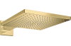 Верхній душ Raindance Select E 300 1jet Air з тримачем 390 мм, Polished Gold Optic (26238990) image 1