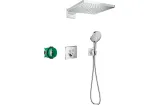 Душовий комплект Raindance E 300 1jet ShowerSelect Square 6в1 (27952000) Chrome