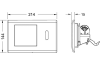 Панель змиву TECEplanus інфрачервона 230/12 В нержавіюча сталь сатинова (9240352) image 3