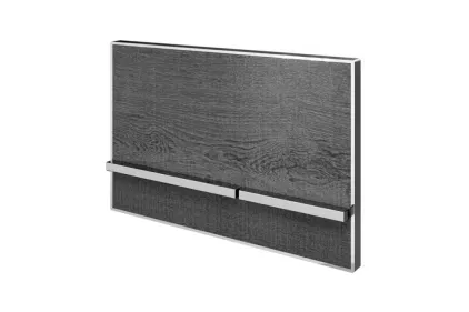 Smart-line, Кнопка змиву подвійна, з керамічною вставкою, chrome_cognac wood (100360468)