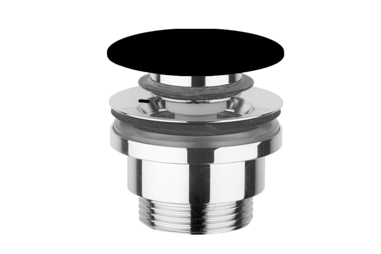 Клапан Клік-Клак для сифона з керамічною кришкою Nero (PLCE) image 1