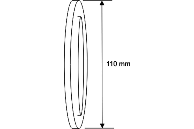 Ущільнювач каналізаційний 110 mm. WC-INLET внутрішній зображення 2