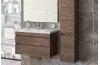 Тумба ВІНТАЖ 60 см з умивальником Frame, аліканте image 4