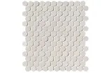 MILANO&FLOOR BIANCO ROUND MOSAICO MATT 29.5х32.5 (мозаїка) FNSV