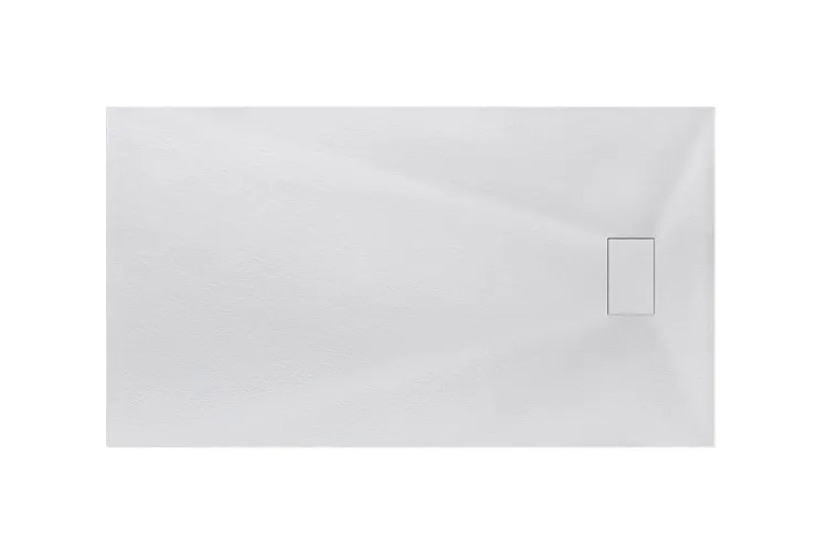 Піддон прямокутний VEXO 100х80 білий + сифон зображення 2