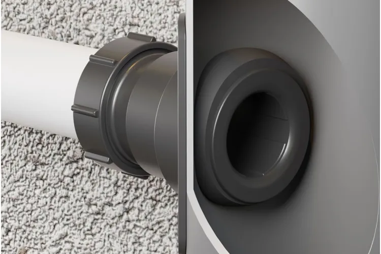 Муфта вертикальна для каналізаційних труб 110/50 мм BOSSCONN110-50-GR image 3