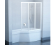Шторка для ванни VS3-130 Білий Transparent 795V0100Z1
