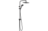 Душова система Vernis Shape Showerpipe 230 1jet Reno EcoSmart. Matt Black (26289670)