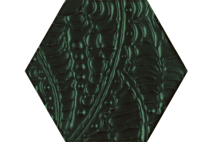 URBAN COLOURS GREEN INSERTO SZKLANE HEKSAGON 19.8х17.1 декор (плитка настінна)