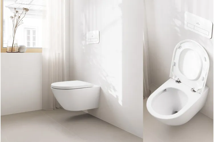 SUBWAY 3.0 Унітаз підвісний Rimless TwistFlush 56 см White Alpin AntiBac CeramicPlus (4670T0T2) зображення 6