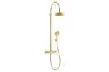 Душова система Axor Showerpipe 180 1jet з термостатом, Brushed Gold Optic (39670250)