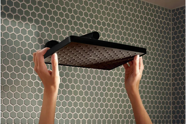 Верхній душ Activera Q 290/180 1jet EcoSmart, Matt Black (28738670) image 2