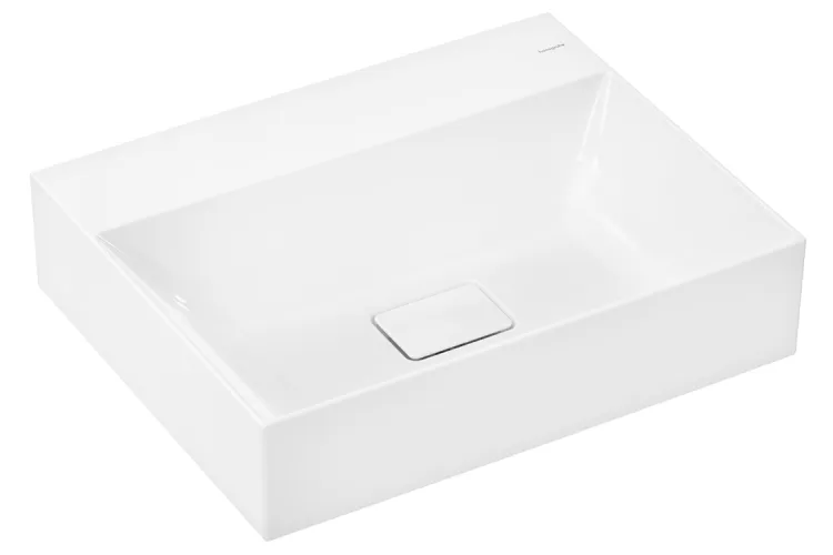 Умивальник Xevolos E 600/480 без отвору, без переливу, SmartClean White (61093450) image 1