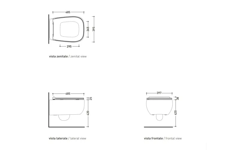 FLUO Сидіння для унітазу SoftClosing/Quick-release CARBONE (FUCW05CAR) image 3