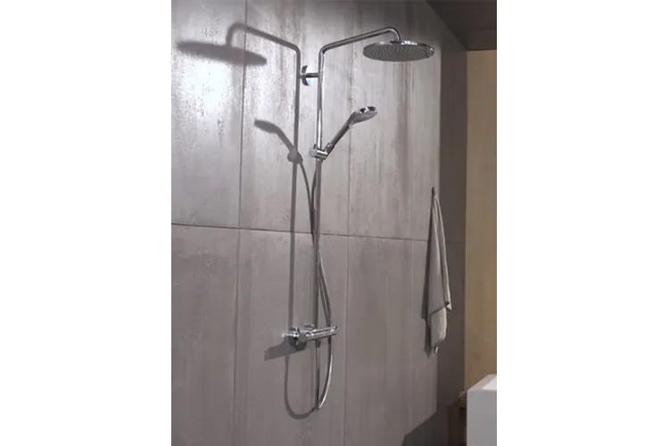 Душова система Croma Select S 280 RainAir 1jet Showerpipe зі змішувачем, хром (26791000) image 3