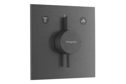 Змішувач прихованого монтажу DuoTurn E на 2 функції, Brushed Black Chrome (75417340)