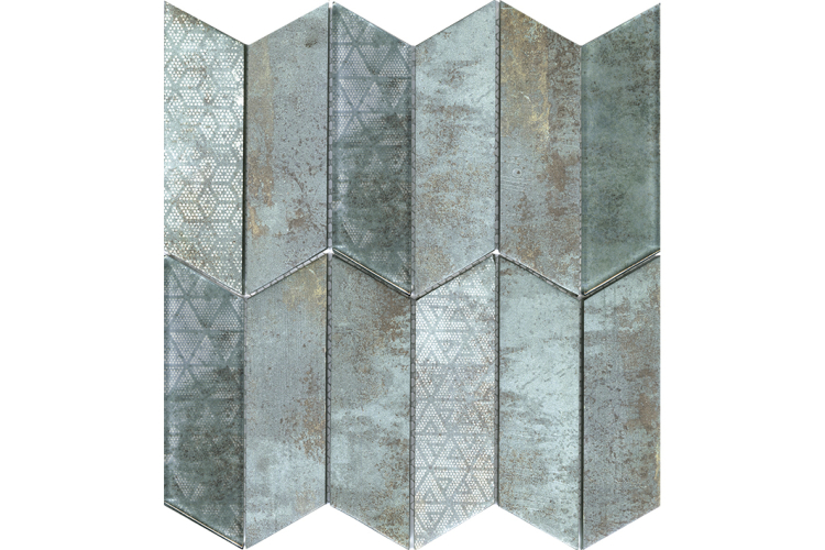 G125 RHOMBOID VERDIGRIS 29,8x29,8 (мозаїка) зображення 1