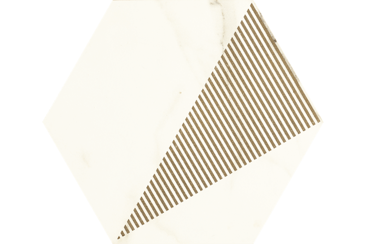 CALACATTA HEXAGON С MAT 17.1х19.8 шестигранник (плитка настінна)  зображення 1