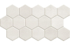 HEX WHITE 26.5х51 шестигранник (плитка для підлоги і стін) зображення 1