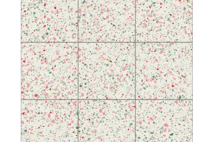 TERRAZZO WHITE NATURAL 60x60 (59.2x59.2) (плитка для підлоги і стін)