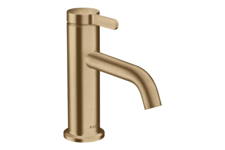 Змішувач AXOR One 70 для умивальника з донним клапаном, Brushed Bronze (48001140) зображення 1