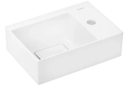 Умивальник Xevolos E 360/250 Right з отвором, без переливу, SmartClean White (61086450)