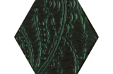 URBAN COLOURS GREEN INSERTO SZKLANE HEKSAGON 19.8х17.1 декор (плитка настінна)