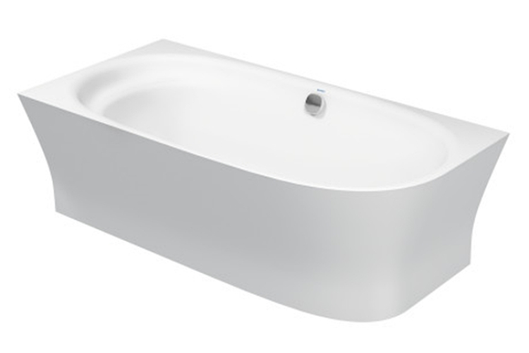 CAPE COD Ванна пристінна 190x90 см лівостороння з ніжками та панеллю DuraSolid® (700362000000000) зображення 1