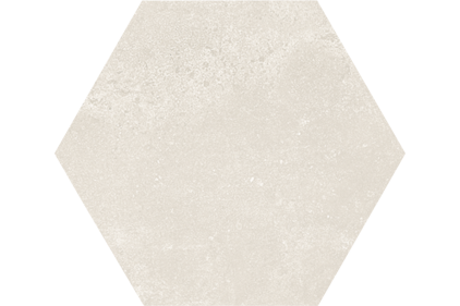SIGMA WHITE PLAIN 21.6х24.6 (шестигранник) B-96 (плитка для підлоги і стін)