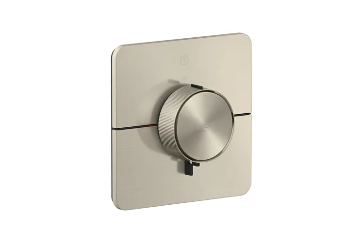 Термостат прихованого монтажу ShowerSelect ID Softsquare на 1 функцію Brushed Nickel (36758820) зображення 1