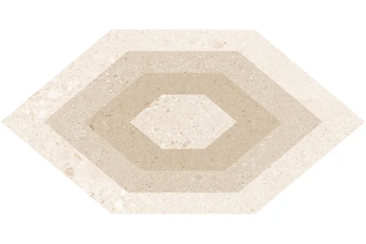 PORTLAND COMBI BEIGE KAYAK 17x33 (шестигранник) (плитка для підлоги і стін) image 2