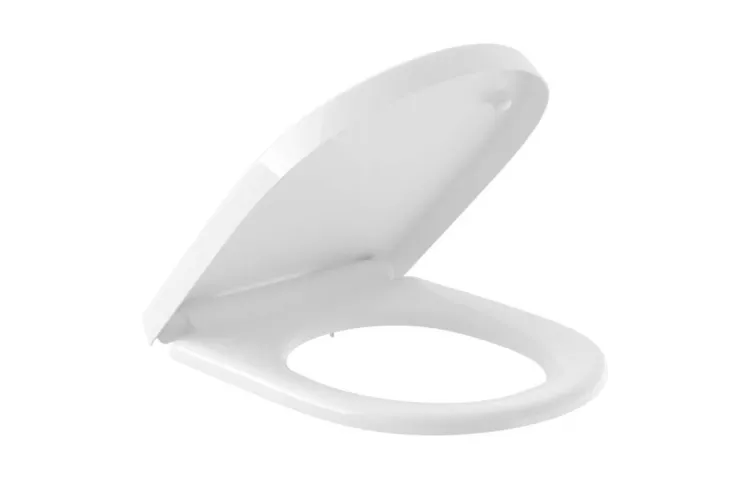 O.NOVO Сидіння на унітаз QuickRelease SoftClosing, сталеві кріплення 70 x 110 mm, Chrome (9M38S101) зображення 2