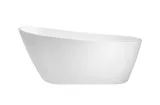 Ванна акрилова MELODY вільностояча 170х80 з сифоном клік-клак з переливом білий